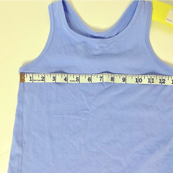 Girls All In Motion Racerback Athletic Tank Blue Size M (7/8) NEW! - Picture 7 of 9